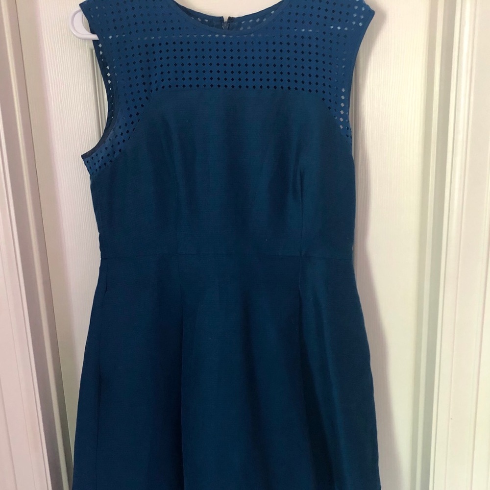 Blue dress